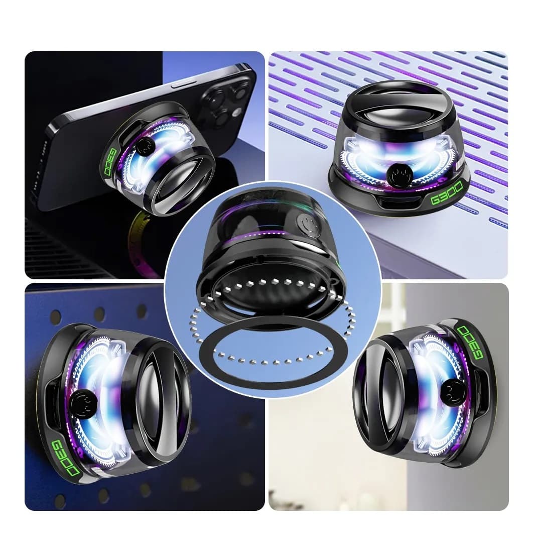 Mini Głośnik Bluetooth G200+ G300 z Magnesem i Podświetleniem RGB 🎵