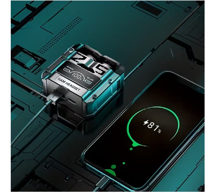 Słuchawki Bezprzewodowe Douszne BRIAME| Ładujące Etui| AS