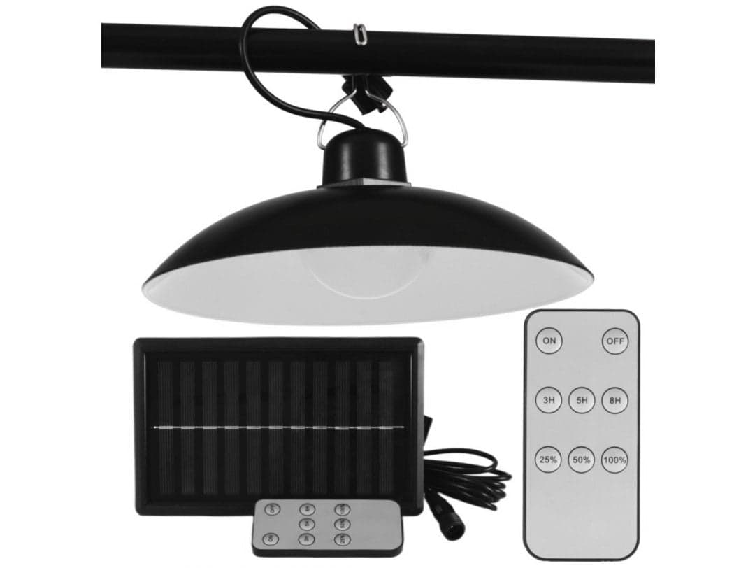 Żyrandol lampa solarna wisząca sufitowa zewnętrzna