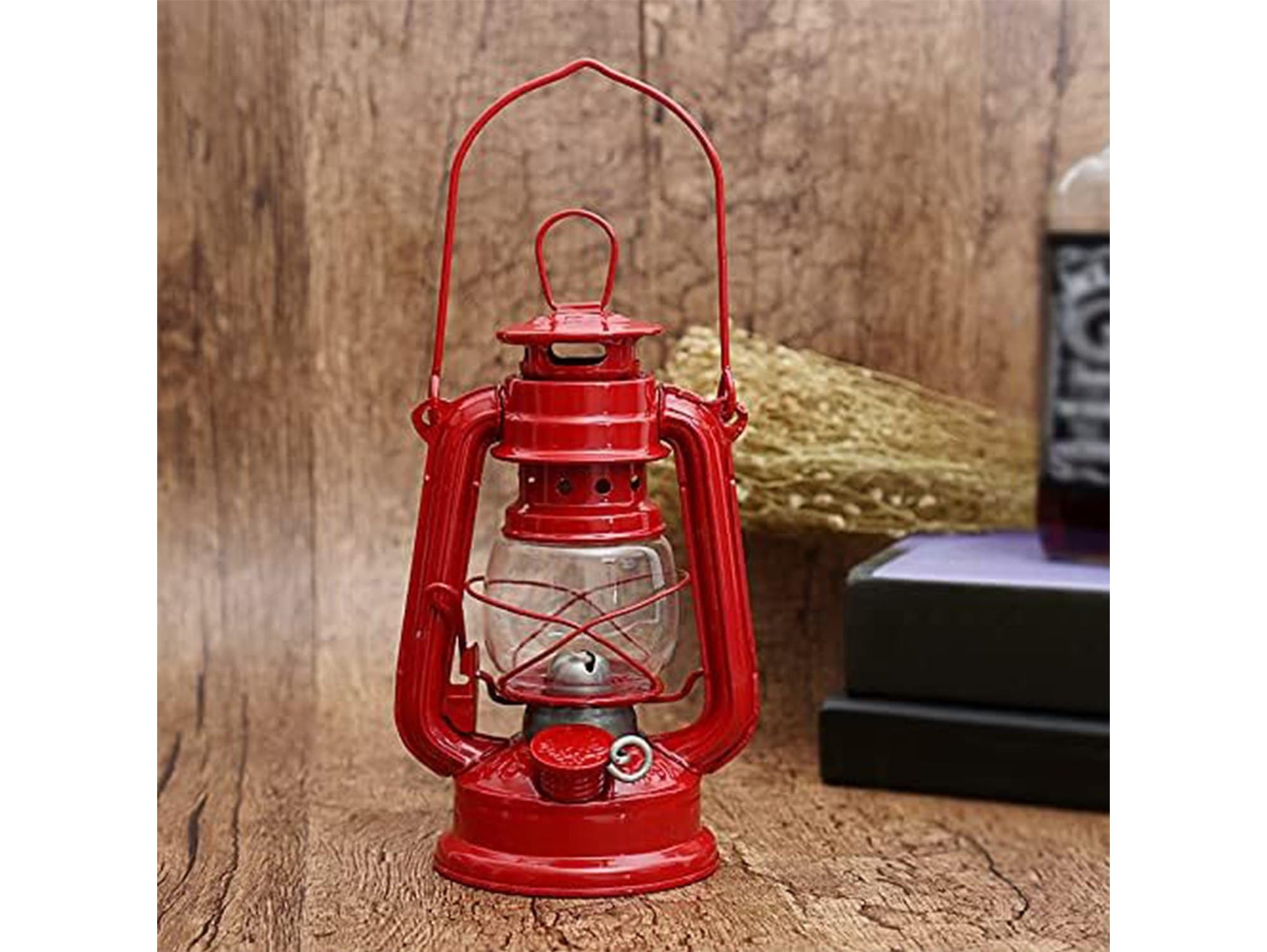 Lampa naftowa z uchwytem retro olej wisząca 24cm