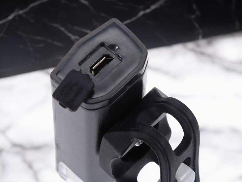 2x lampka rowerowa przednia tylnia led zestaw usb